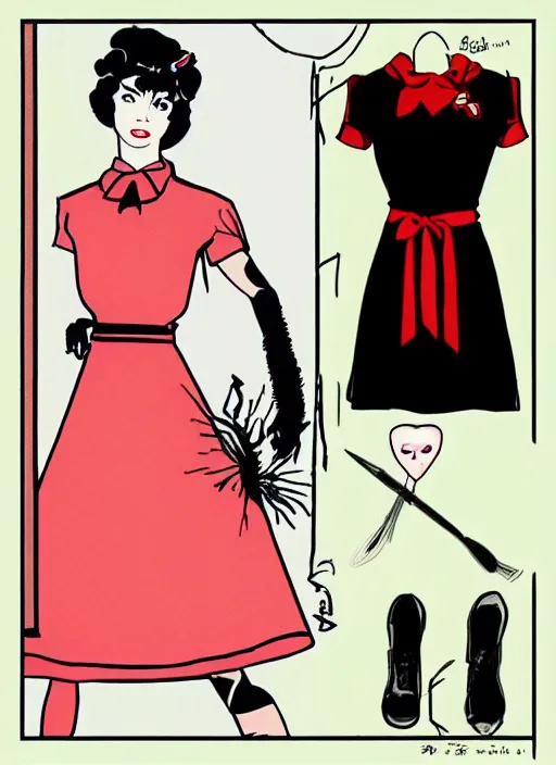 Image similar to Twin Peaks Audrey Horne character designed by Rumiko Takahashi