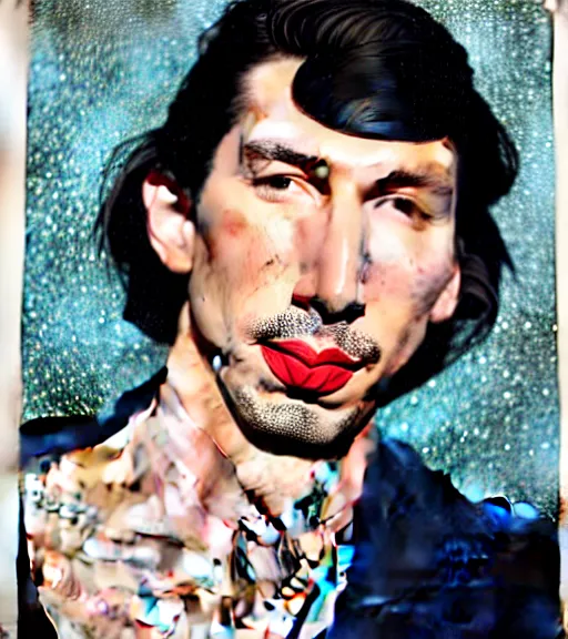 Prompt: portrait of adam driver by jon whitcomb and gil elvgren and ikenaga yasunari and ayana otake and sydney prior hall