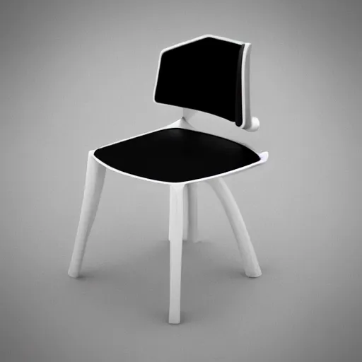 Image similar to dinning chair, futuristic, techno, cyberpunk, product design, 3 d render, concept, fun, swag