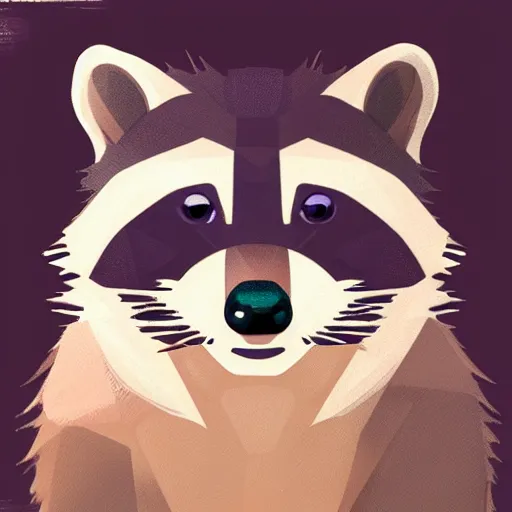 Image similar to “portrait of racoon in the style of metamask with laser eyes”