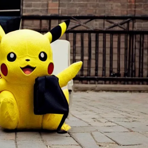 Image similar to an armchair in the shape of pikachu