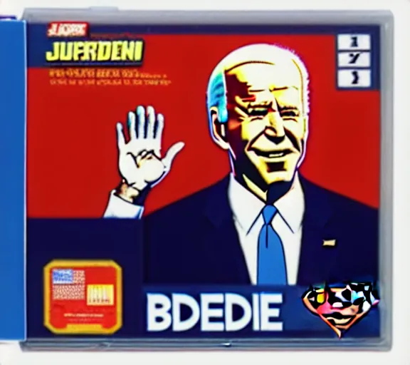 Image similar to Box Art of Super Joe Biden for the N64