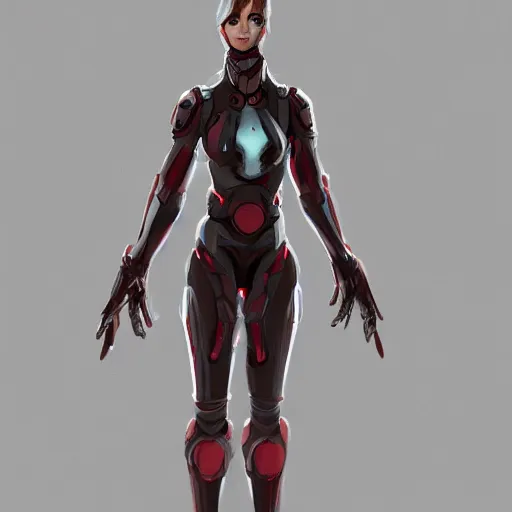 Image similar to concept art, stylized proportions, concept design, human character, science fiction suit, trending on artstation