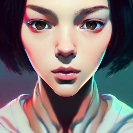 Image similar to a portrait of a beautiful nervous wreck, art by ilya kuvshinov and wlop and artgerm and josan gonzalez, magda torres gurza, digital art, highly detailed, intricate, sharp focus, trending on artstation hq, deviantart, pinterest, unreal engine 5, 4 k uhd image