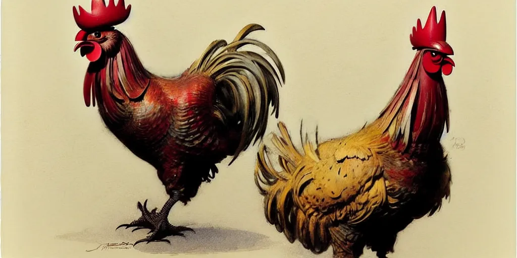 Image similar to ( ( ( ( ( 1 9 5 0 s retro future robot rooster. muted colors. ) ) ) ) ) by jean - baptiste monge!!!!!!!!!!!!!!!!!!!!!!!!!!!!!!