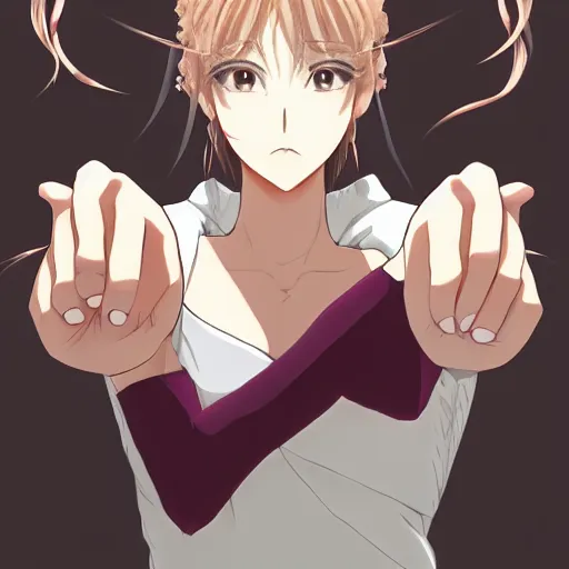 Image similar to portrait of dancer coping with mental illness, anime fantasy illustration by tomoyuki yamasaki, kyoto studio, madhouse, ufotable, trending on artstation