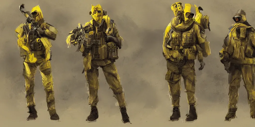 Image similar to A man dressed as a banana in the game Battlefield 2042, 4k, concept art, very detailed