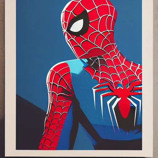 Image similar to Spiderman profile picture by Sachin Teng, asymmetrical, Organic Painting , Matte Painting, geometric shapes, hard edges, graffiti, street art:2 by Sachin Teng:4