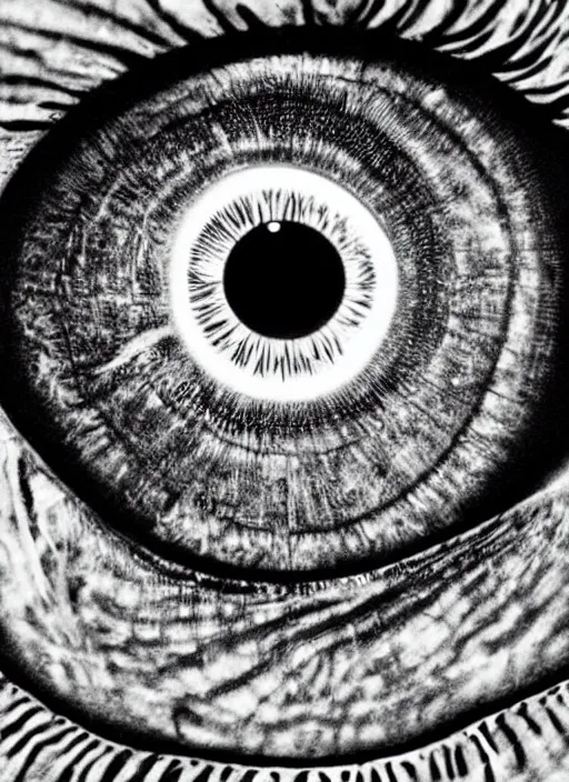 Image similar to portrait of a stunningly beautiful eye, infinite infinity