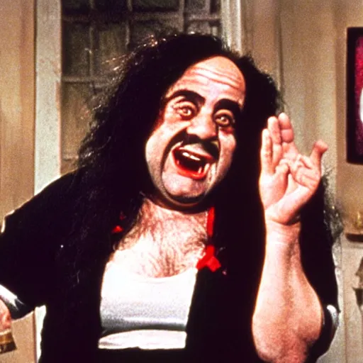 Prompt: danny devito in hausu