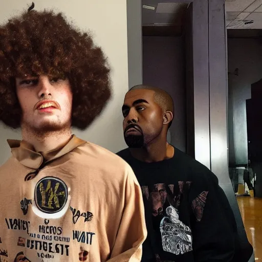 Image similar to jack harlow as kanye west