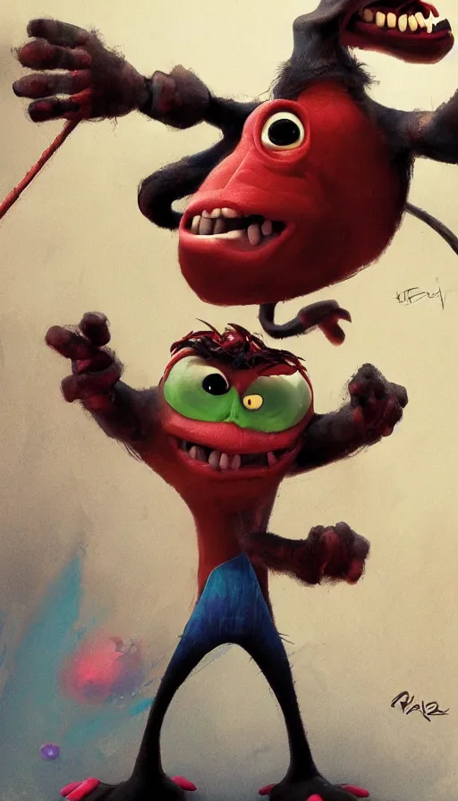 Image similar to rage, by pixar concept artists