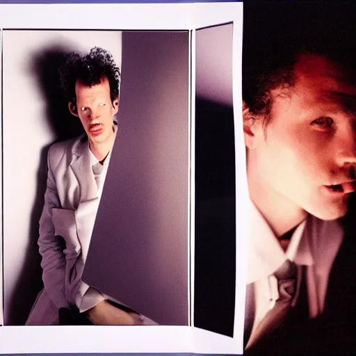 Image similar to chris morris, portrait, fashion photography, 3 5 mm film, by david bailey, mariko mori, davide sorrenti