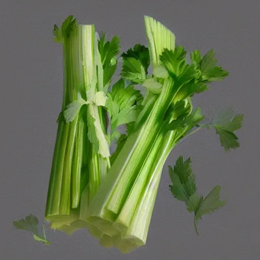 Prompt: made entirely of celery, by artgerm and greg rutkowski, octane render, trending on artstation,