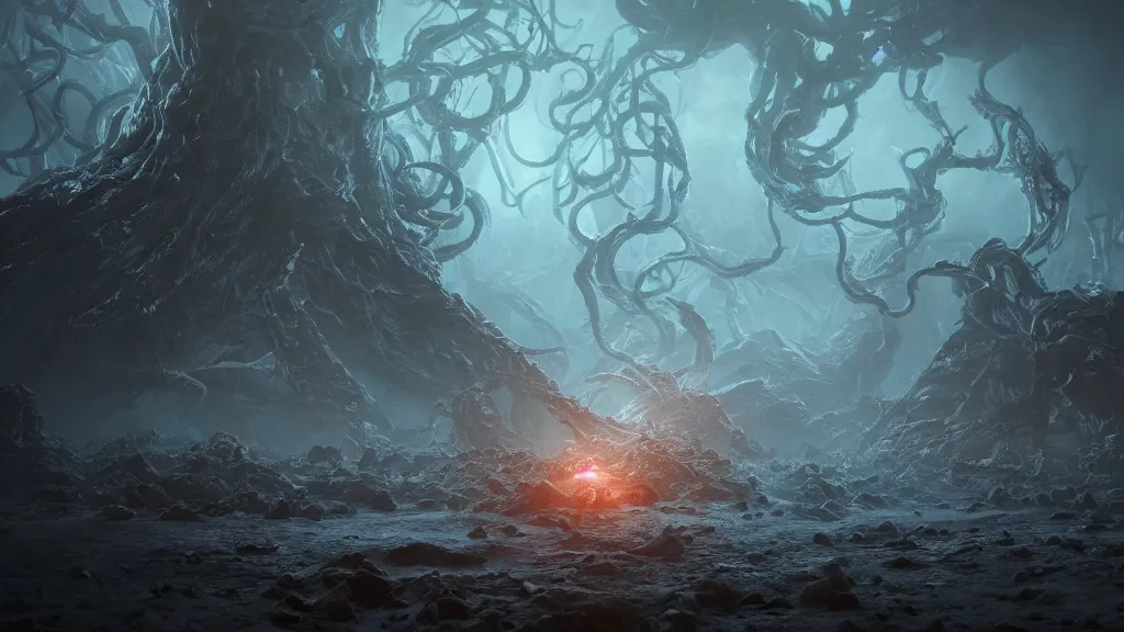 Azathoth Hyper Realistic 8k Concept Art Filmic Stable Diffusion