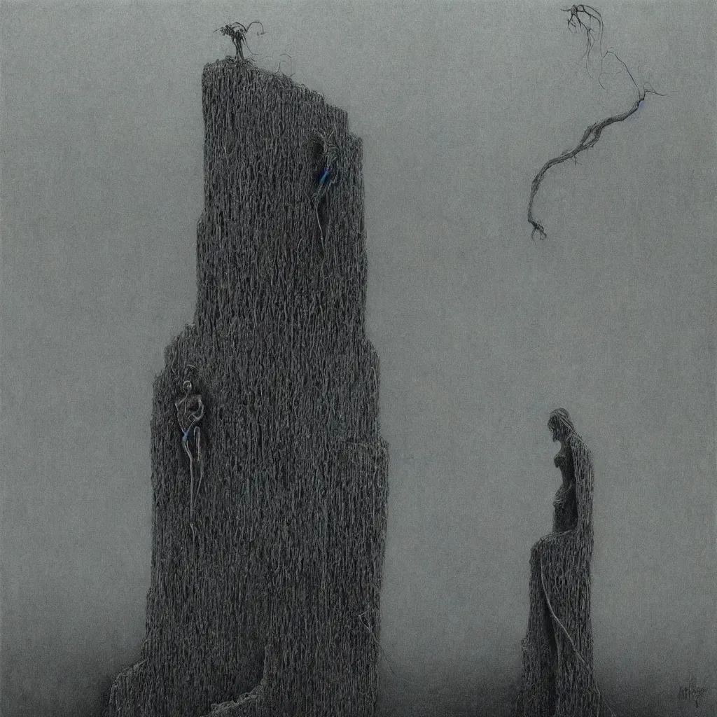 Image similar to death, zdislaw beksinski