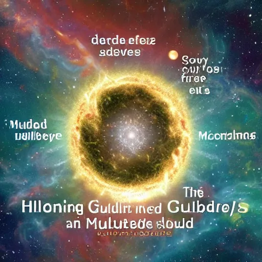 Prompt: God holds the multiverse