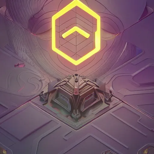 Image similar to isometric 3D of the ethereum symbol by artgerm and greg rutkowski, alphonse mucha, cgsociety and beeple highly detailed, sharp focus, cinematic lighting, illustration, art, octane render, Unreal Engine Lumen, very coherent. cinematic, hyper realism, high detail, octane render, 8k