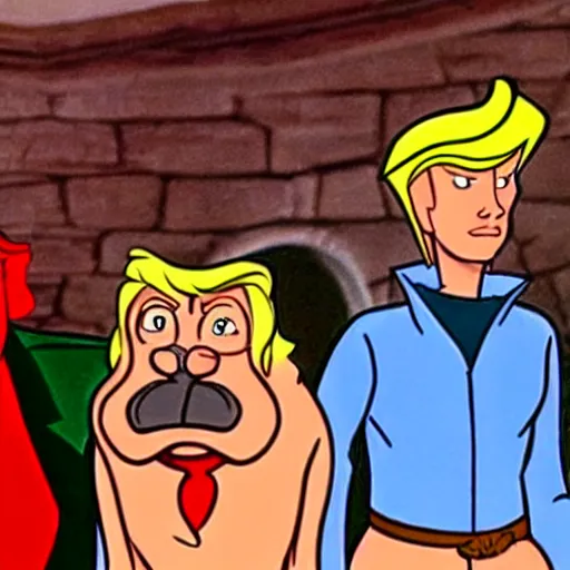 Prompt: Donald trump in Scooby Doo (1969)