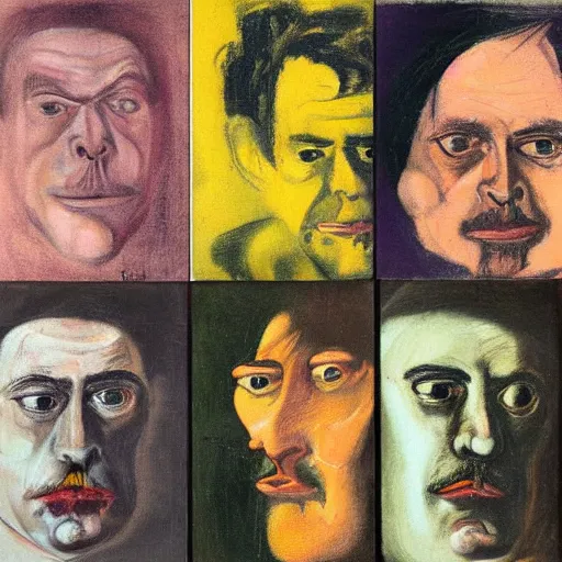 Image similar to portraits by francis bacon