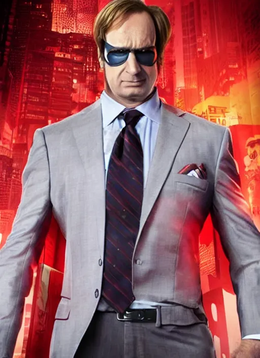 Image similar to Saul Goodman as Daredevil