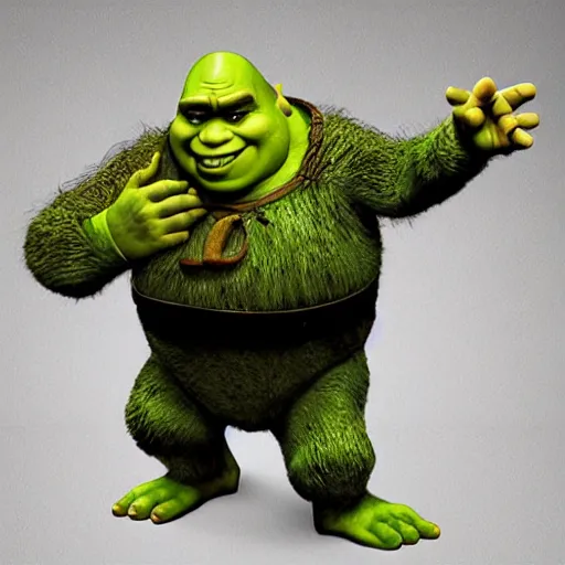 Prompt: Shrek as Neo from the Matrix, early screen test. Neo, neo, neo, neo