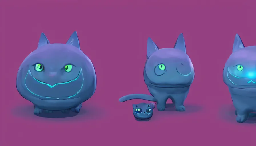 Image similar to a digital art portrait of black slime cat character design from slime rancher, cute liquid ink cat character sheet, 4 k, ultra detail, volumetric lighting, unreal engine, octane render