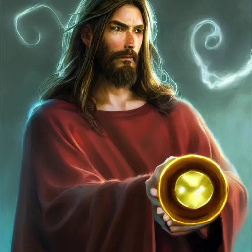 Image similar to semi realistic Sonic Jesus christ holding a shiny Sacred Ring, by Stanley Artgerm Lau, WLOP, Rossdraws, James Jean, Andrei Riabovitchev, Marc Simonetti, Yoshitaka Amano, ArtStation, CGSociety,