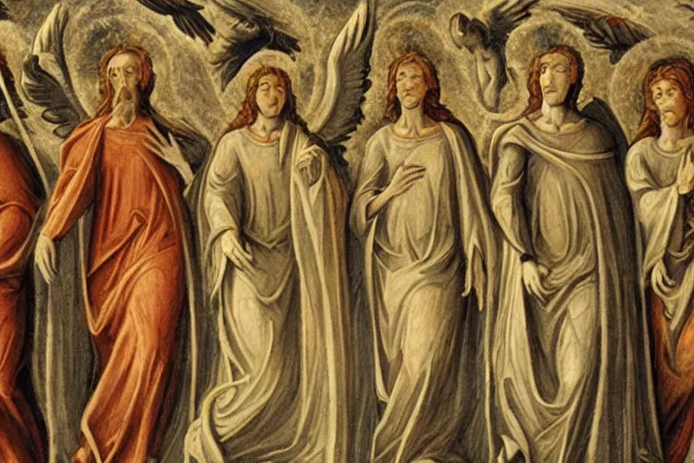 Image similar to the angels as described in the book of revelations