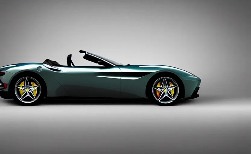 Image similar to “A 2025 Ferrari Daytona Spyder Concept, studio lighting”