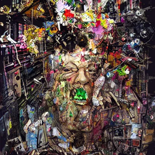 Prompt: concept art by david choe