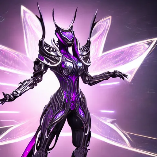 Prompt: highly detailed exquisite fanart, of a beautiful female warframe, but as a robot dragon with glowing purple eyes, shiny silver armor with fuchsia accents, engraved, elegant pose, close-up shot, epic cinematic shot, sharp claws for hands, professional digital art, high end digital art, singular, realistic, DeviantArt, artstation, Furaffinity, 8k HD render