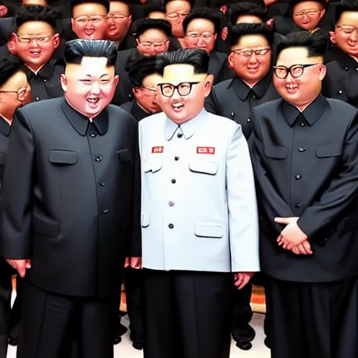 Image similar to kim jong - un endorsing juno