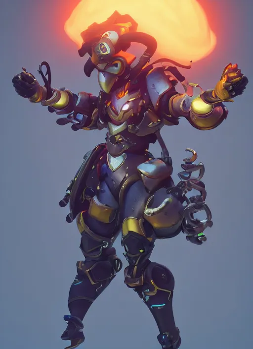 Image similar to character design, overwatch zenyatta, mist, photorealistic, octane render, unreal engine, hyper - detailed, volumetric lighting