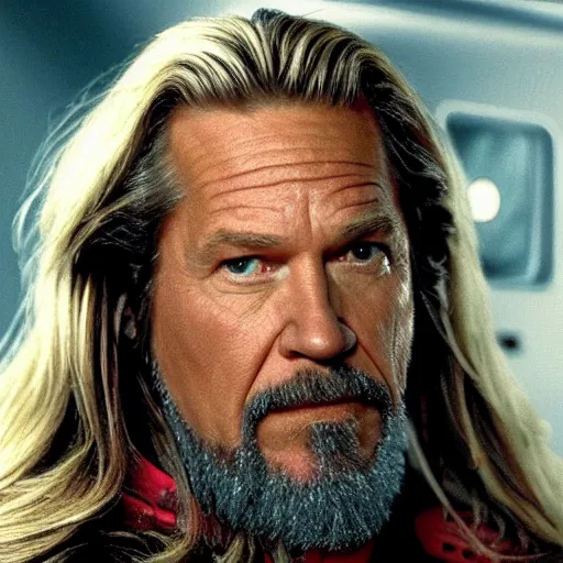 Prompt: jeff bridges as stane from iron man trying to insult robert downey jr.