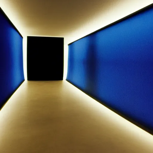 Image similar to james turrell style interior