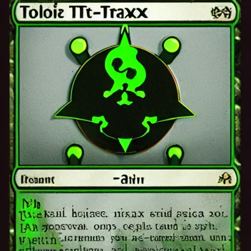 Prompt: Toxic T-rax, minimalism