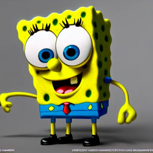 Prompt: SpongeBob with a gun. Octane render, 4k, 8k, unreal 5, very detailed, hyper realism, trending on artstation.