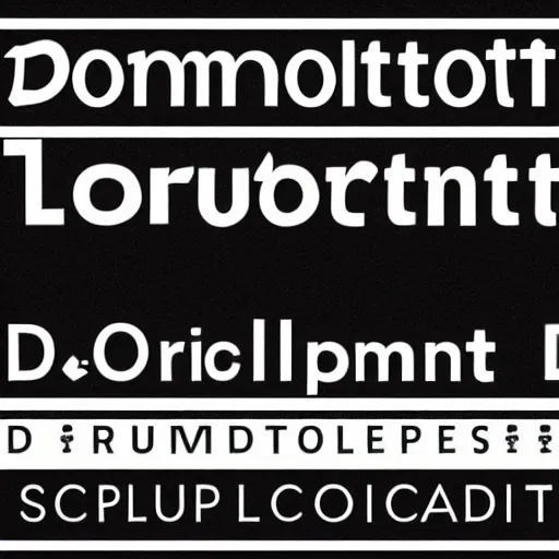 Prompt: domotic development system logo