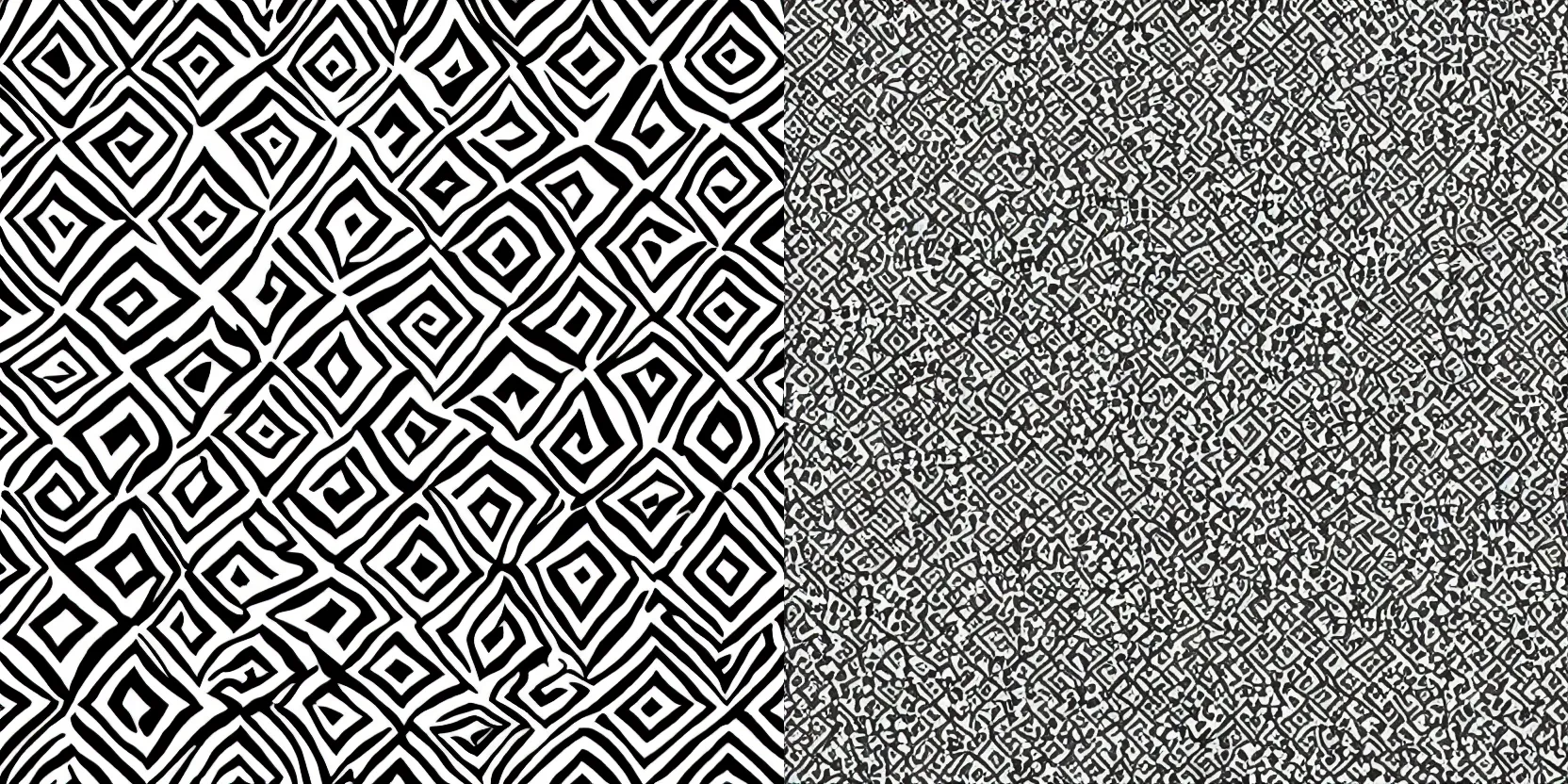 Prompt: black and white geometric designs, minimalist