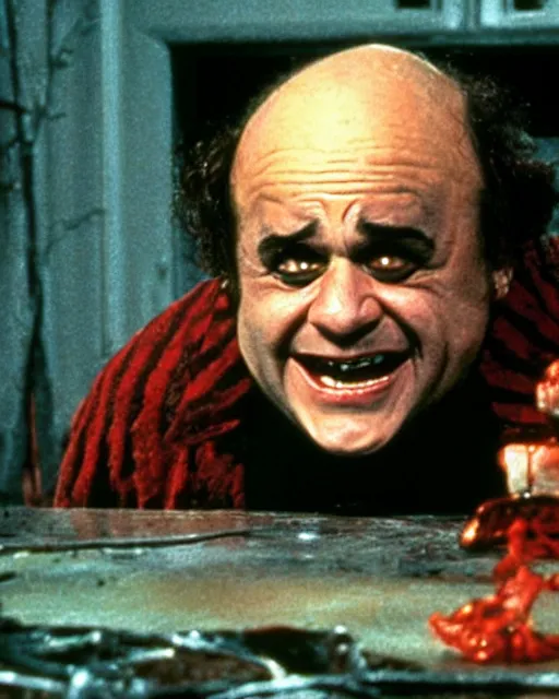 Image similar to danny devito as freddy kruger in nightmare on elm st