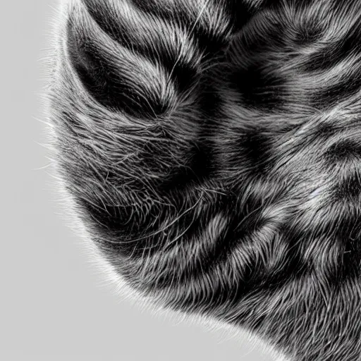 Image similar to hyperrealistic close up on cat paw, super detailed, sharp details, photorealistic, 4k render