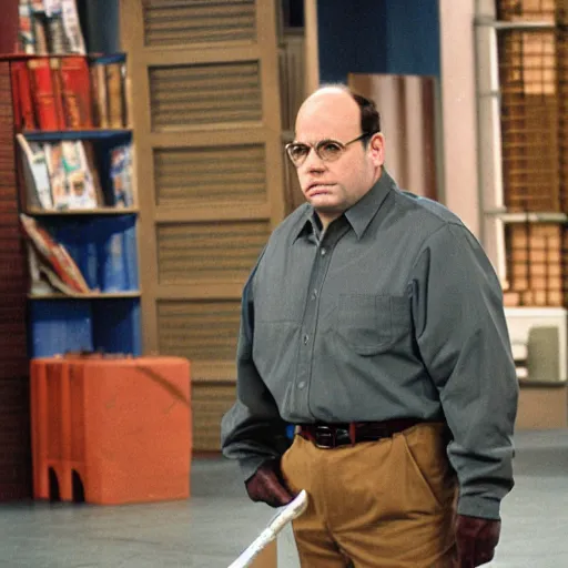 Image similar to George Costanza, urban warrior.