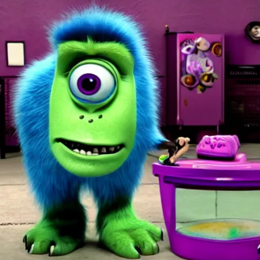 Prompt: gucci mane in monsters inc