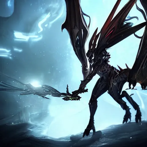 Image similar to high quality and pov of a beautiful and stunning giant valkyr female warframe, as an anthropomorphic dragon, doing an elegant pose over you, a giant warframe dragon paw looms over you, about to step on you, unaware of your existence, slick elegant design, sharp claws, detailed shot legs-up, highly detailed art, epic cinematic shot, realistic, professional digital art, high end digital art, furry art, DeviantArt, artstation, Furaffinity, 8k HD render, epic lighting, depth of field