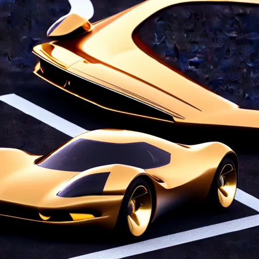 Image similar to car show several cars: motherboard forms designed by zaha hadid, sci-fi futuristic ultra realistic photography, keyshot render, octane render, unreal engine 5 lumen, high oiled liquid glossy specularity reflections, ultra detailed, golden hour, dramatic lighting 4k, 8k, 16k in the style ofblade runner 2049 Cyberpunk 2077 ghost in the shell thor 2 marvel film : tilt shift: sharp focus