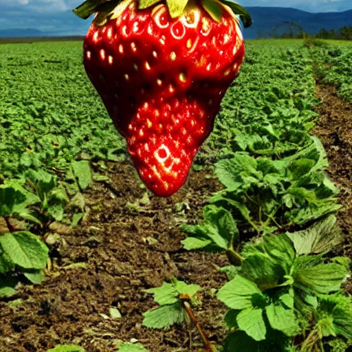 Prompt: nuclear explosion strawberry