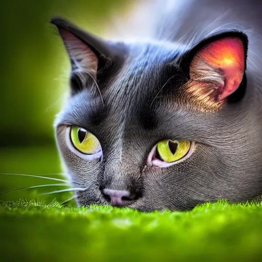 Image similar to a cat - pig - hybrid, animal photography