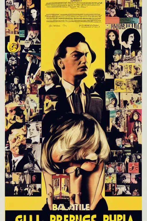 Image similar to giallo movie poster for twin peaks