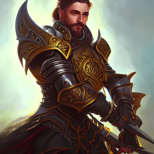 Image similar to a _ fantasy _ style _ portrait _ painting _ of _ paladin _ oil _ painting _ unreal _ 5 _ daz. _ rpg _ portrait _ extremely _ detailed _ artgerm _ greg _ rutkowski _ greg